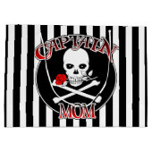 Captain Mama Gift Bag Große Geschenktüte (Rückseite)