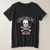 Captain Mama Große Größe T-Shirt (Design vorne)