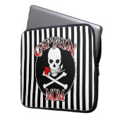 Captain Mama Laptop Sleeve (Vorderseite Links)