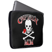 Captain Mama Laptop Sleeve (Vorne Rechts)