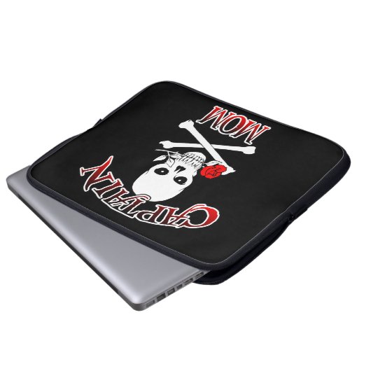Captain Mama Laptop Sleeve (Vorne Knopf)