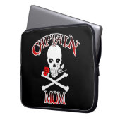 Captain Mama Laptop Sleeve (Vorderseite Links)