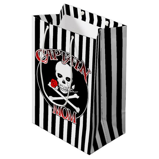 Captain Mama Mittlere Geschenktüte (Vorderseite Schrägansicht)