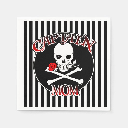 Captain Mama Paper Napkins Serviette (Vorderseite)