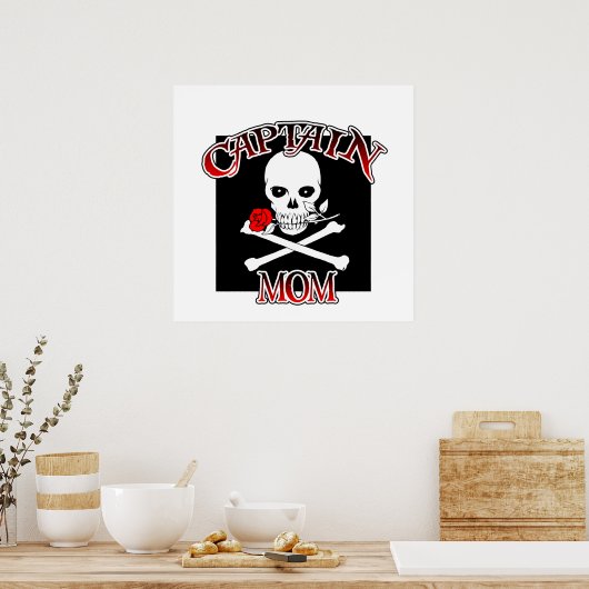 Captain Mama Poster (Küche)