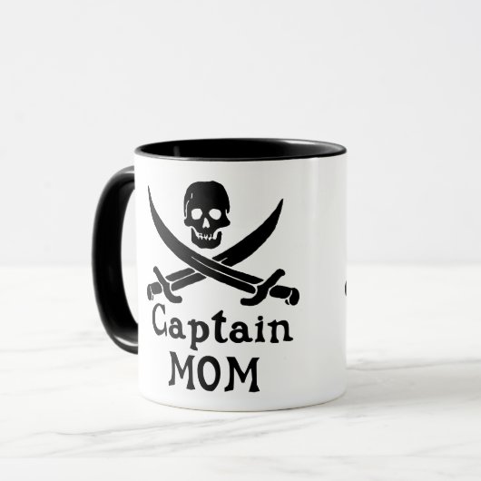 Captain Mama Tasse (Vorderseite Links)