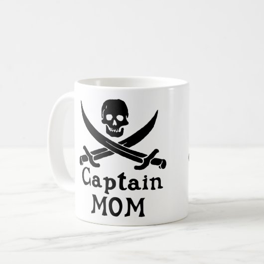Captain Mama Tasse (Vorderseite Links)