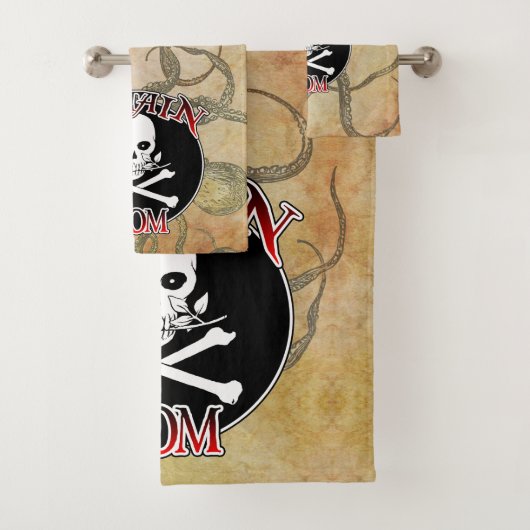 Captain Mama - Von den Deep begeistert Badhandtuch Set (Insitu)