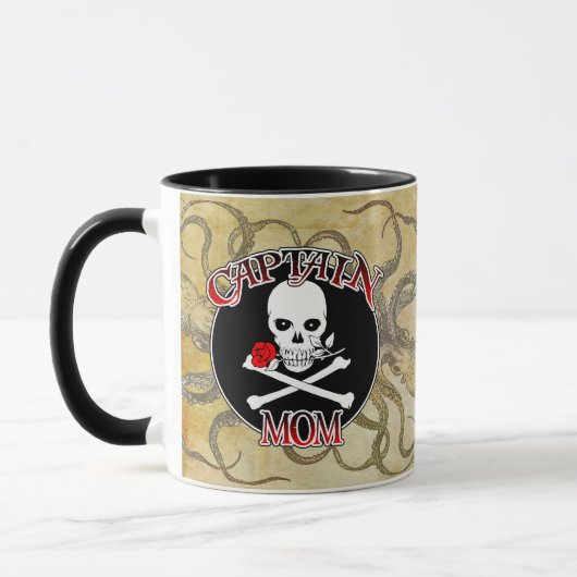 Captain Mama - Von den Deep begeistert Tasse (Links)