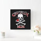 Captain Mama Wall Clock Quadratische Wanduhr (Zuhause)