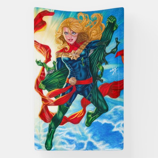 Captain Marvel ~ Carol Danvers Banner (Vertikal)