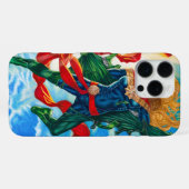 Captain Marvel ~ Carol Danvers iPhone Hülle (Rückseite (Horizontal))