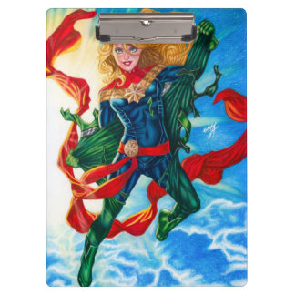 Captain Marvel ~ Carol Danvers Klemmbrett