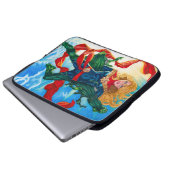 Captain Marvel ~ Carol Danvers Laptopschutzhülle (Vorne Knopf)