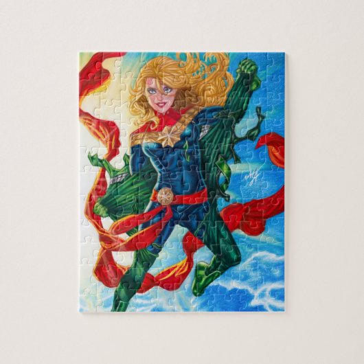Captain Marvel ~ Carol Danvers Puzzle (Vertikal)