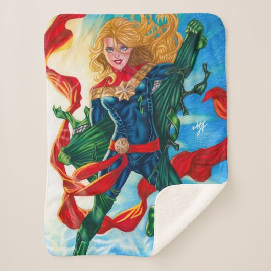 Captain Marvel ~ Carol Danvers Sherpadecke (Vorderseite)