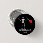 CAPTAIN MAYFLOWER'S Blackbeard Flag Button (Vorne & Hinten)