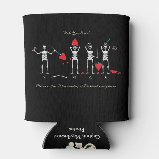 CAPTAIN MAYFLOWER'S Blackbeard Flag Dosenkühler (Rückseite)