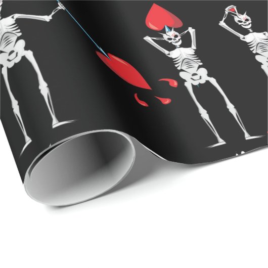 CAPTAIN MAYFLOWERS Blackbeard-Flag Geschenkpapier (Rolleneckpunkt)