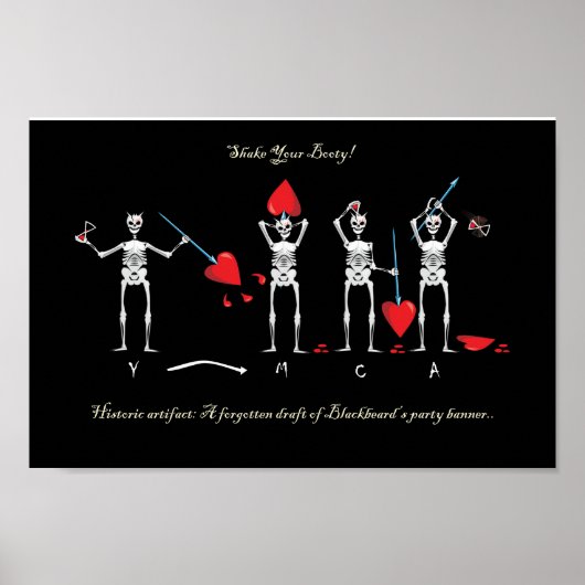 CAPTAIN MAYFLOWER'S BLACKBEARD FLAG POSTER (Vorne)