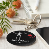 CAPTAIN MAYFLOWER'S Blackbeard Flag Schlüsselanhänger (Seite)