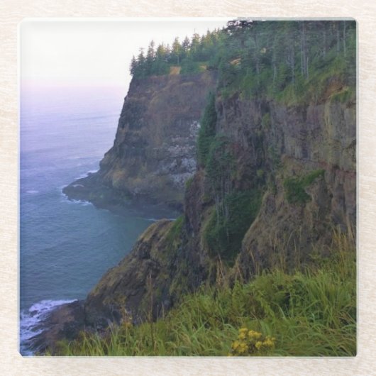 Captain Meares, Oregon Coast Glasuntersetzer (Vorderseite)