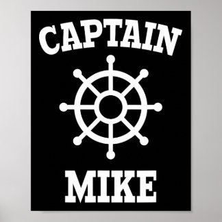 Captain Mike T-Shirt Poster