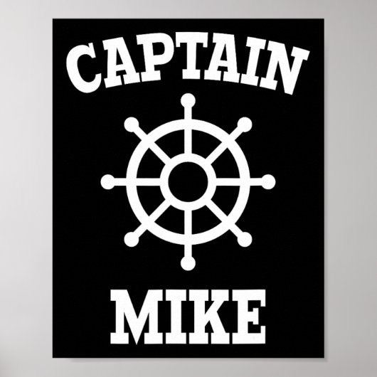 Captain Mike T Shirt Poster (Vorne)
