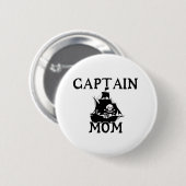 Captain Mom Sm Round Button (Vorne & Hinten)