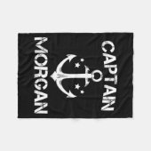 Captain Morgan Funny Birthday Ised Surname Clan Gi Fleecedecke (Vorderseite (Horizontal))