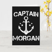 Captain Morgan Funny Birthday Ised Surname Clan Gi Karte (Gelbe Blume)
