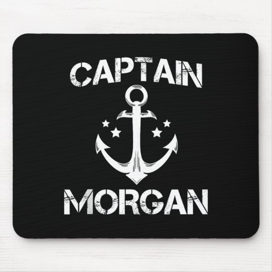 Captain Morgan Funny Birthday Ised Surname Clan Gi Mousepad (Vorne)