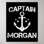 Captain Morgan Funny Birthday Ised Surname Clan Gi Poster (Vorne)