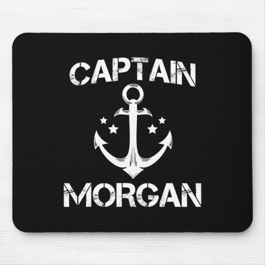Captain Morgan Funny Birthday Personalisierter Nam Mousepad (Vorne)