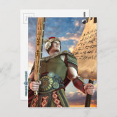 Captain Moroni Postkarte (Vorne/Hinten)