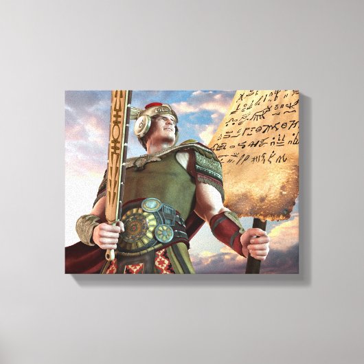Captain Moroni Stretched Canvas Print Leinwanddruck (Vorderseite)