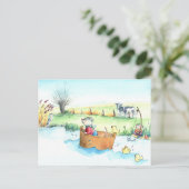 Captain Mouse auf der Postkarte (Stehend Vorderseite)