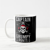 Captain Mpy Pants Rate Humor Skull Graphic  Kaffeetasse (Links)