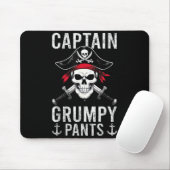 Captain Mpy Pants Rate Humor Skull Graphic Mousepad (Mit Mouse)
