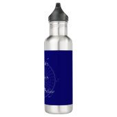 Captain My Destiny Compass Rose Water Flasche Edelstahlflasche (Rechts)