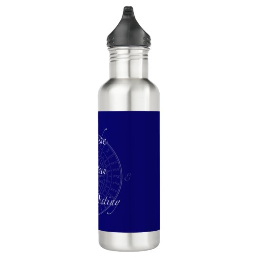 Captain My Destiny Compass Rose Water Flasche Edelstahlflasche (Rechts)