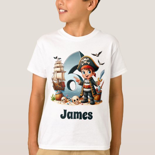 Captain Name Jolly Journey T-Shirt (Vorderseite)