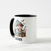 Captain Name Jolly Journey Tasse (Vorderseite Links)