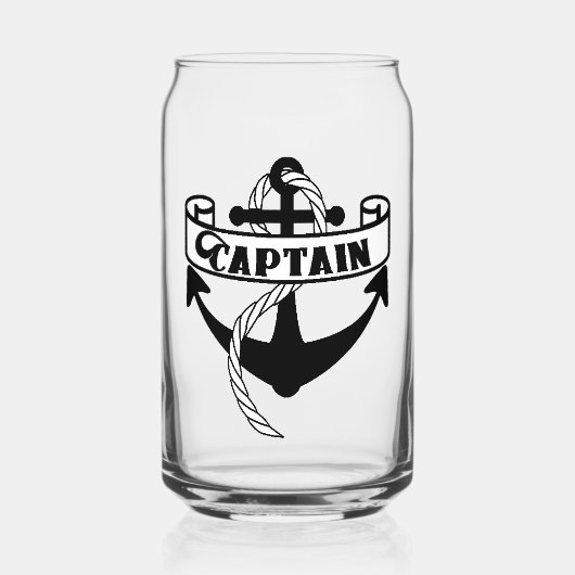 Captain Nautical Sailor Sailing Cool Dosenglas (Vorderseite)