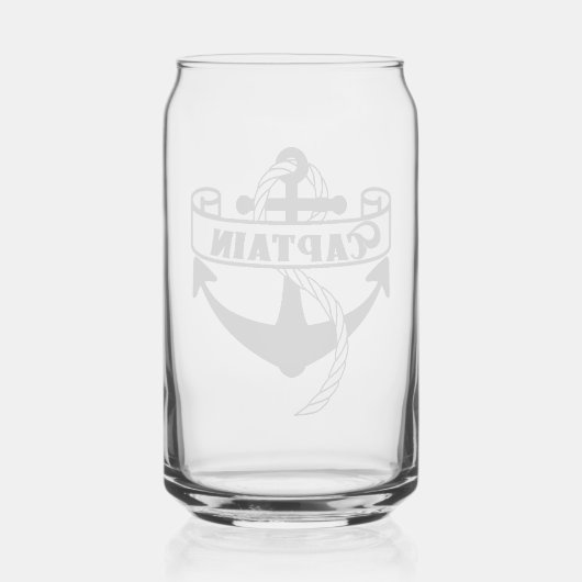 Captain Nautical Sailor Sailing Cool Dosenglas (Rückseite)
