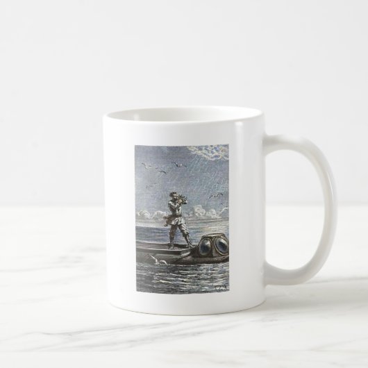 Captain Nemo Verne 20.000 Ligen Sci Fi Art Kaffeetasse (Rechts)