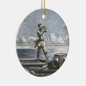 Captain Nemo Verne 20.000 Ligen Sci Fi Art Keramikornament (Rechts)