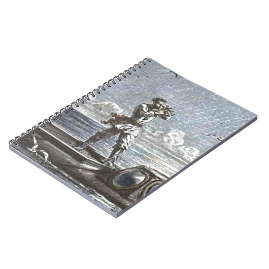 Captain Nemo Verne 20.000 Ligen Sci Fi Art Notizblock (Linke Seite)