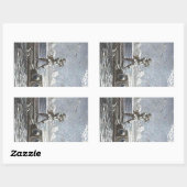 Captain Nemo Verne 20.000 Ligen Sci Fi Art Rechteckiger Aufkleber (Blatt)