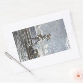 Captain Nemo Verne 20.000 Ligen Sci Fi Art Rechteckiger Aufkleber (Umschlag)